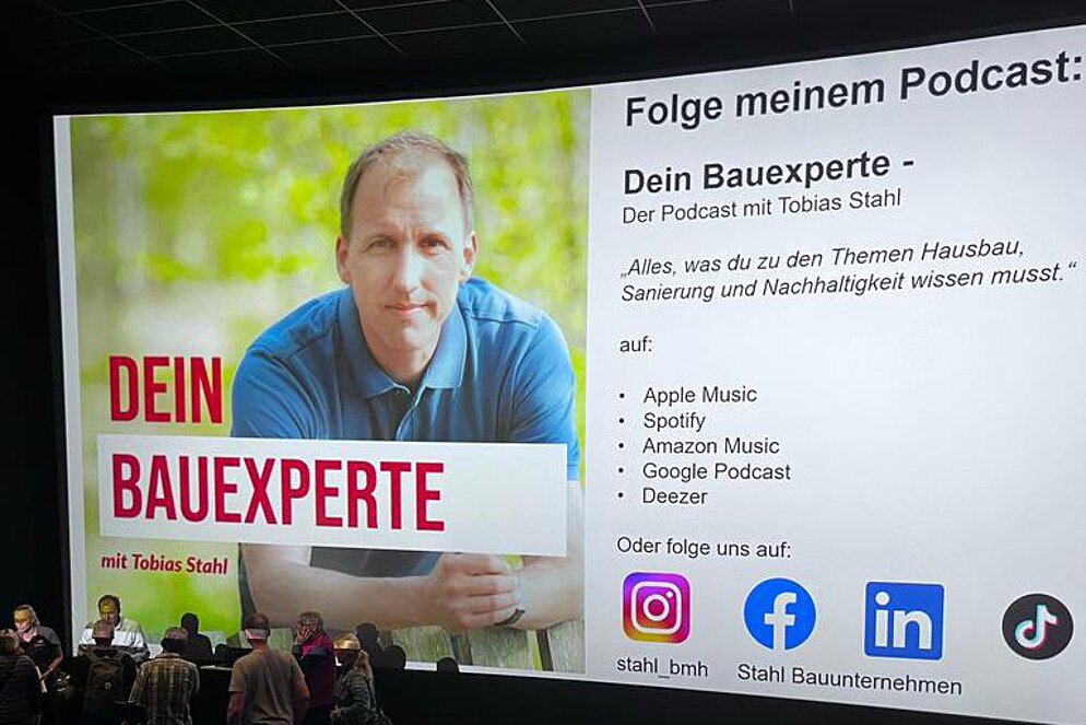 Tobias Stahl bei einer offenen Gesprächsrunde nach dem Vortrag